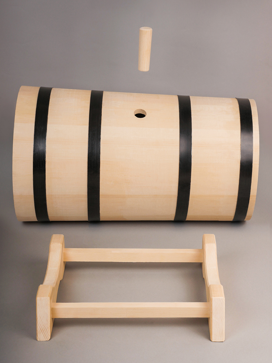 лагун жбан деревянный большой с подставкой