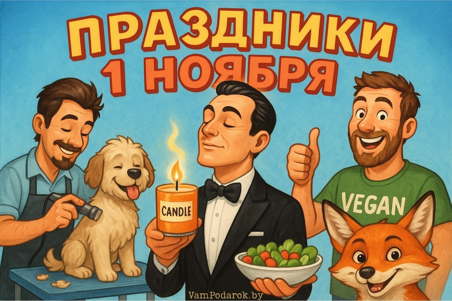 Праздники 1 ноября 2025 года – картинки и открытки с поздравлениями