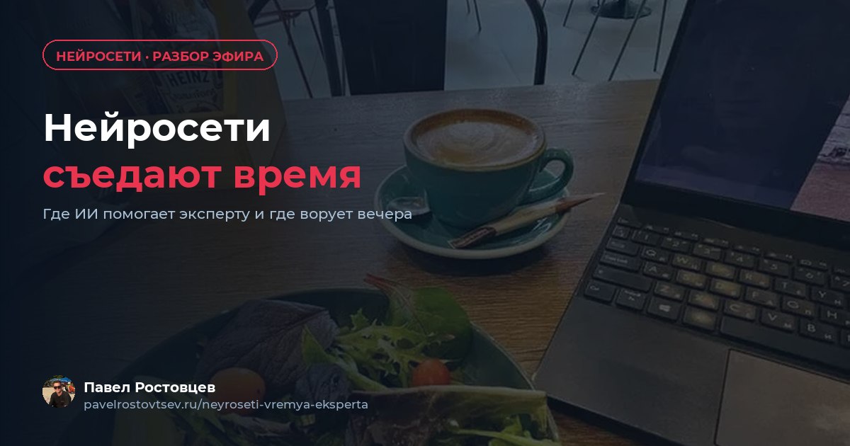 Нейросети съедают время эксперта