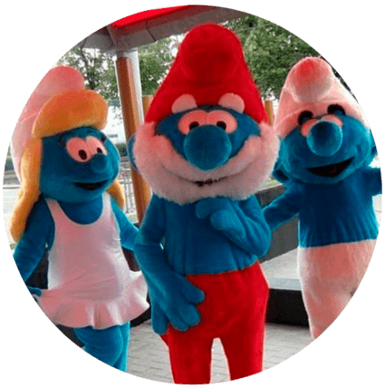 Аниматор папа смурф в Москве