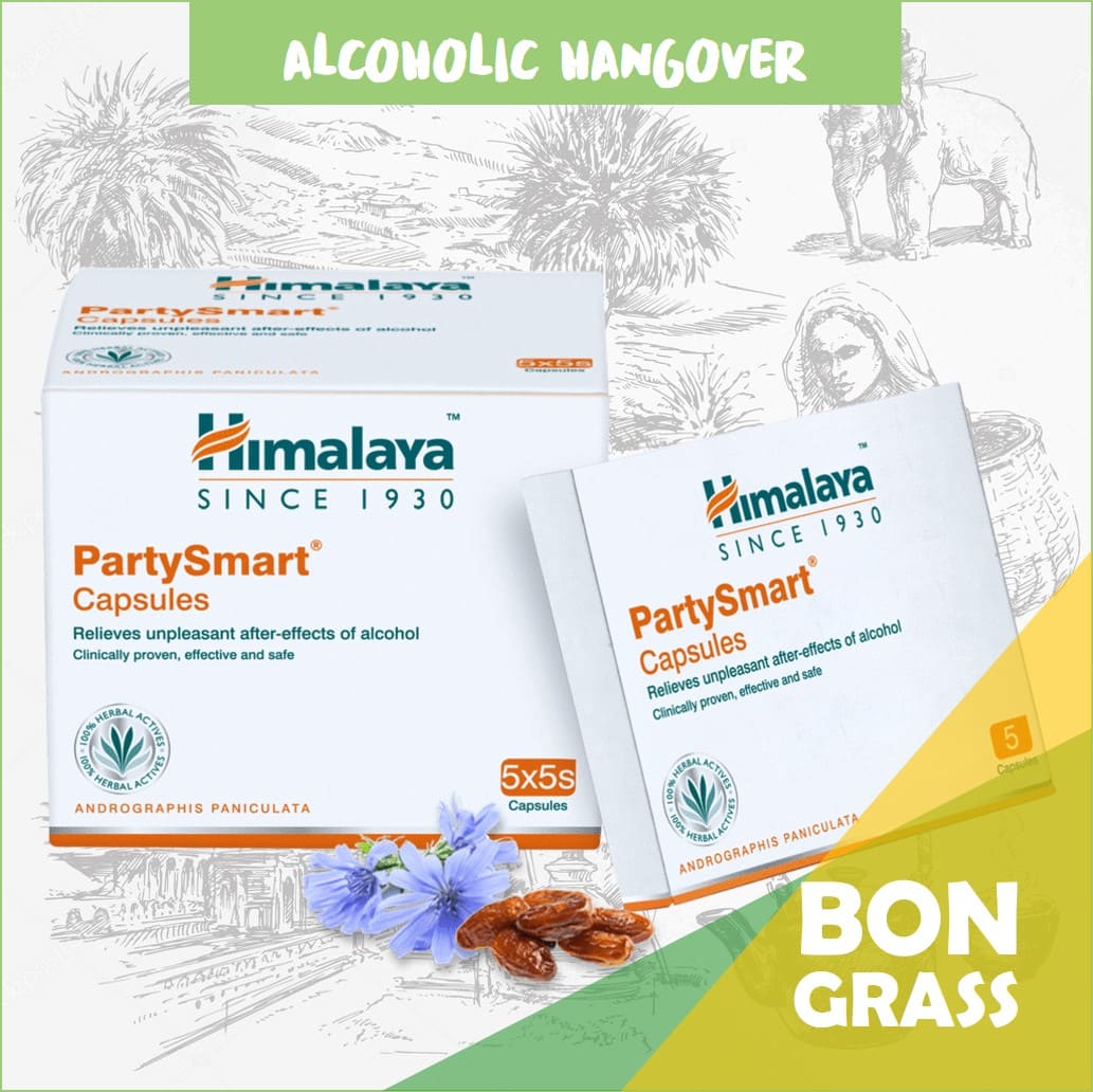 Party Smart Himalaya средство от похмелья 5 капсул купить в Москве по ...