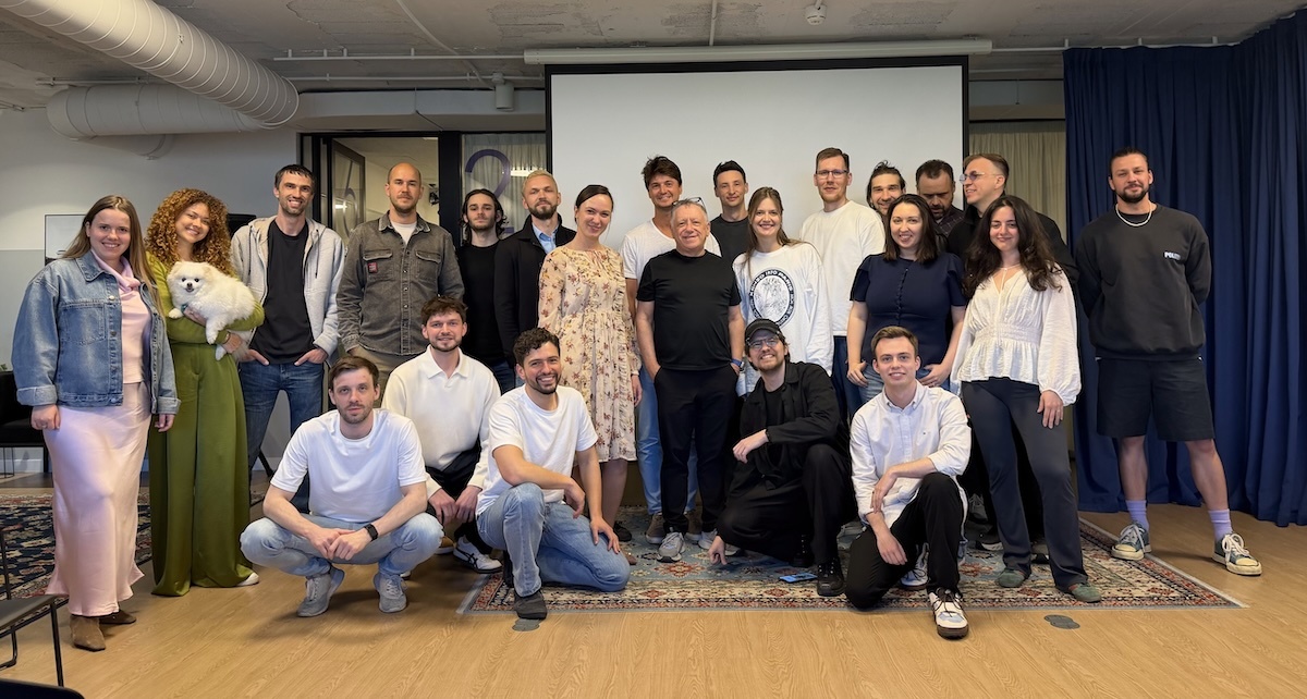AltaLab founders and Igor Ryabenkiy at the Barcelona bootcamp in 2026