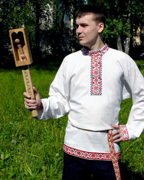 Народный духовой инструмент ӧтика пӧлян