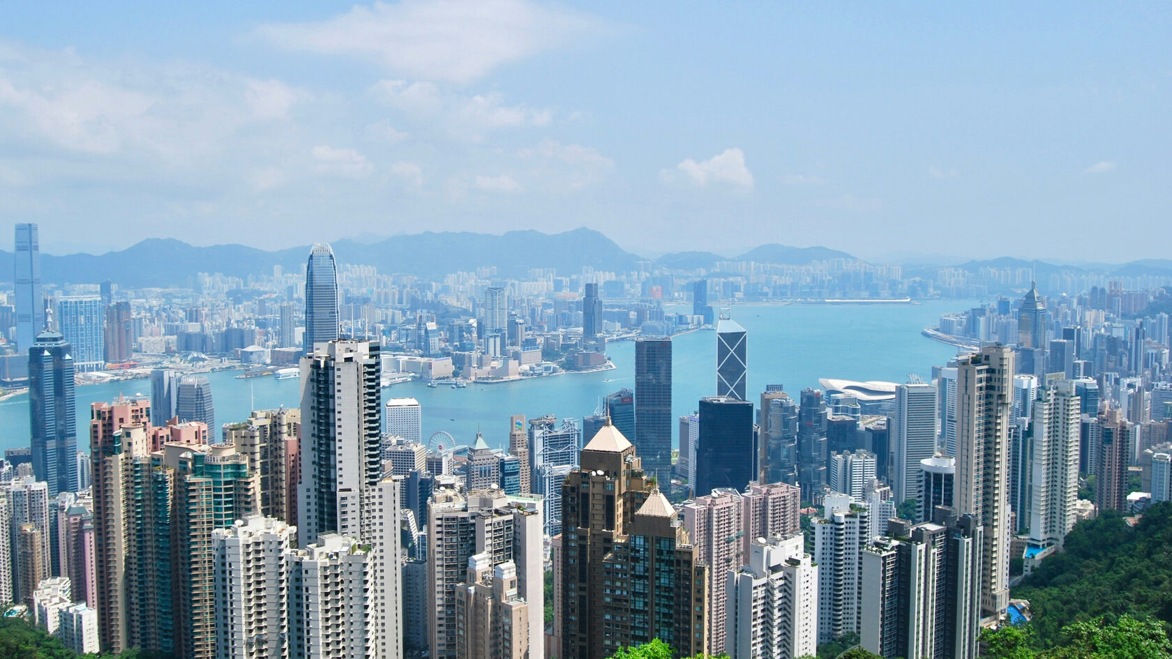 Пик Виктория. Гонконг