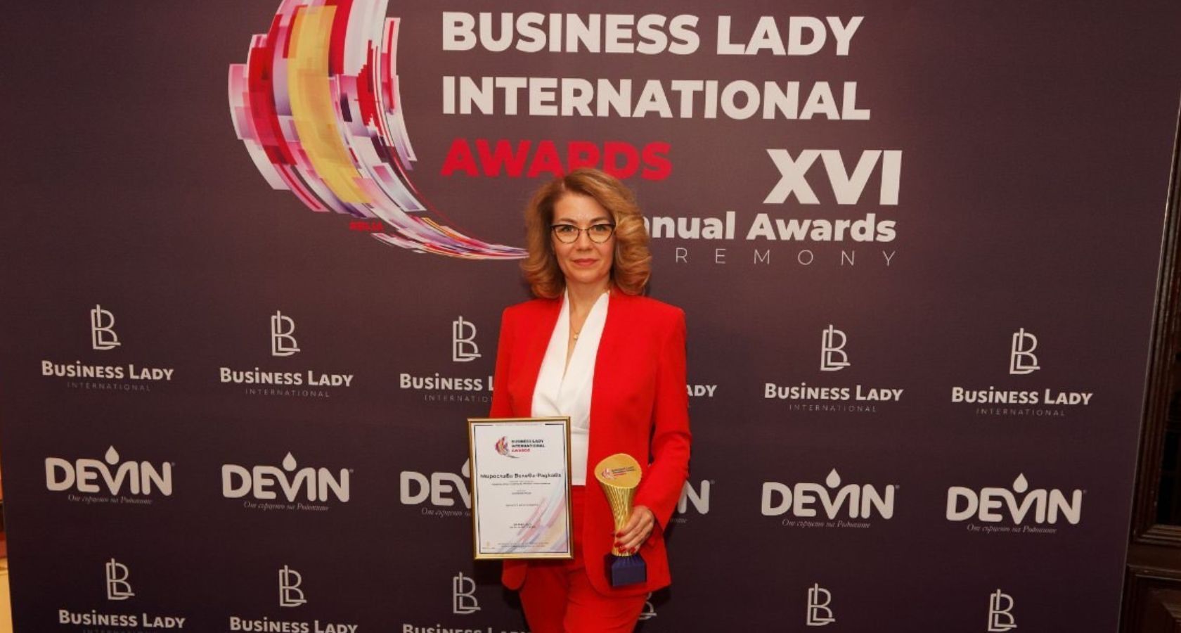 Мирослава Велева-Радкова с награда за Личност вдъхновител на Business Lady International Awards