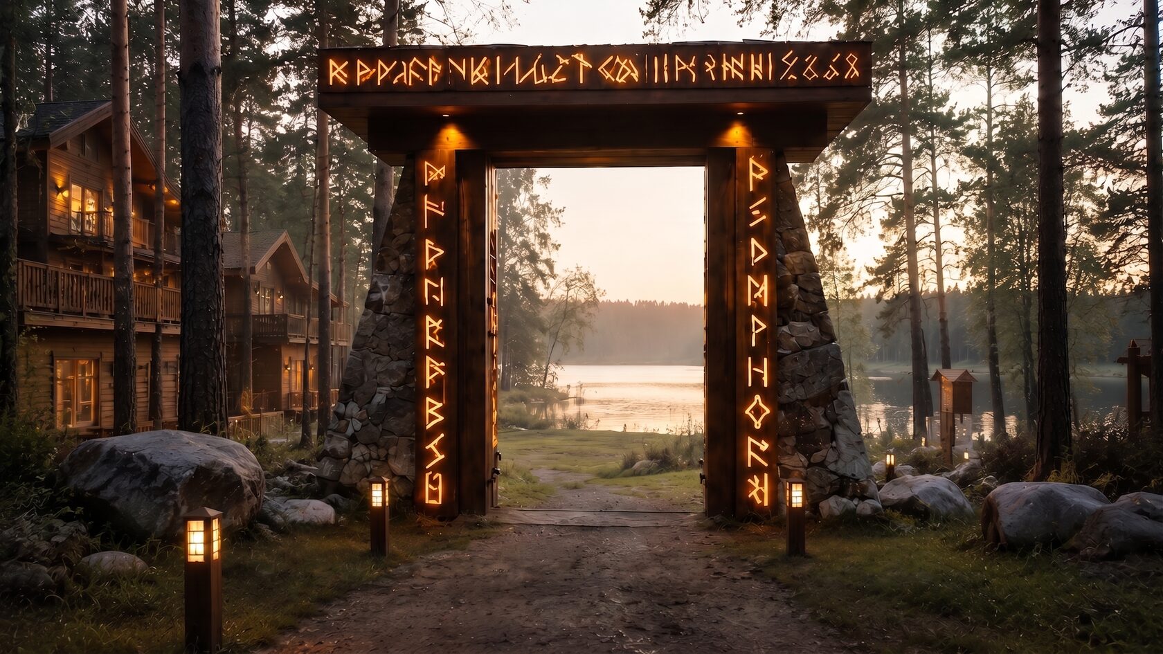 Art portal and entrance installation concept