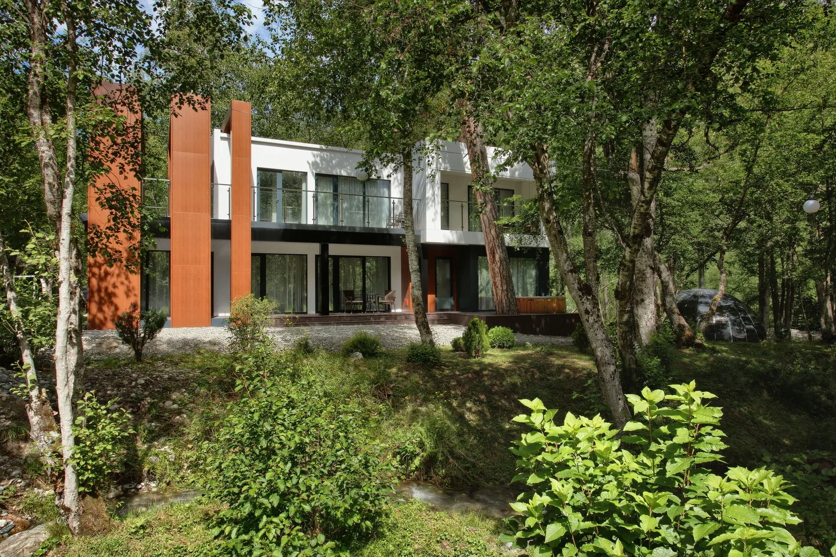 Парк Отель Архыз — панорамное остекление MEOT