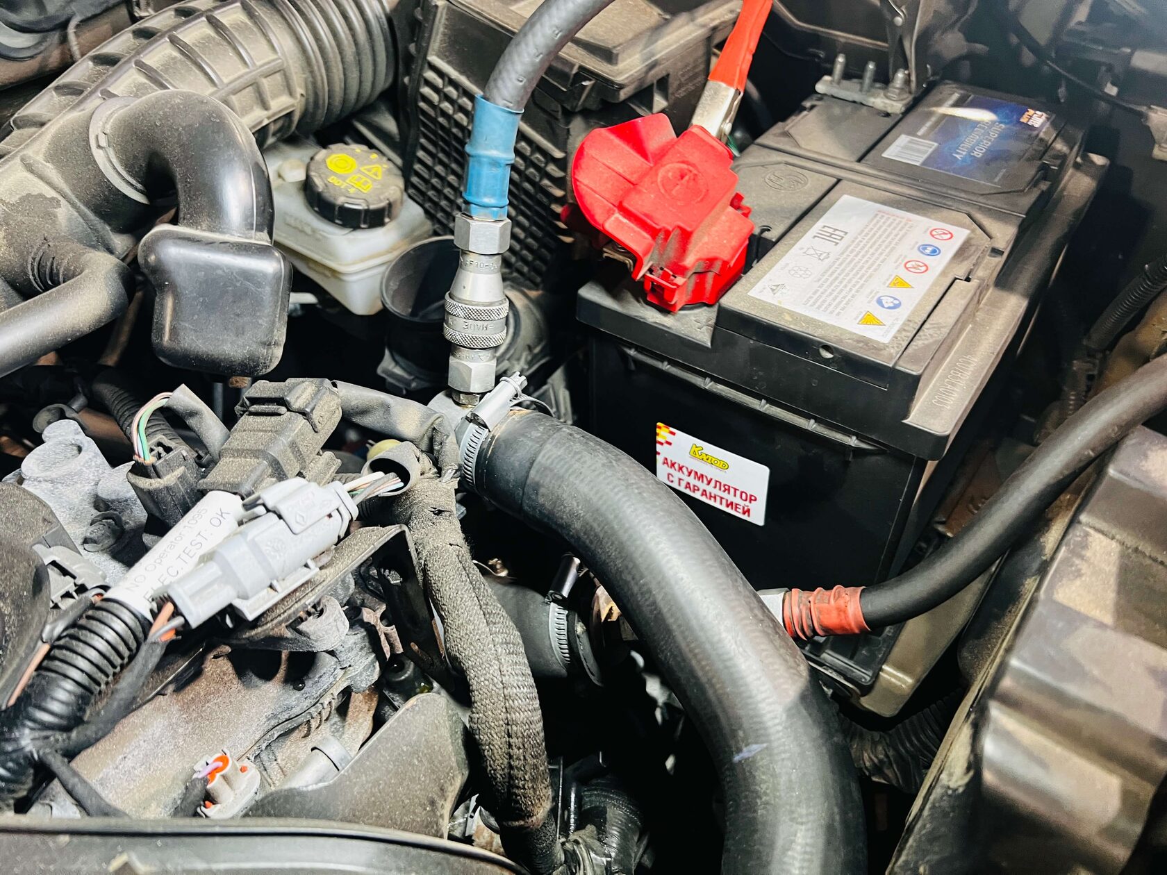 Аппаратная замена антифриза Рено Логан