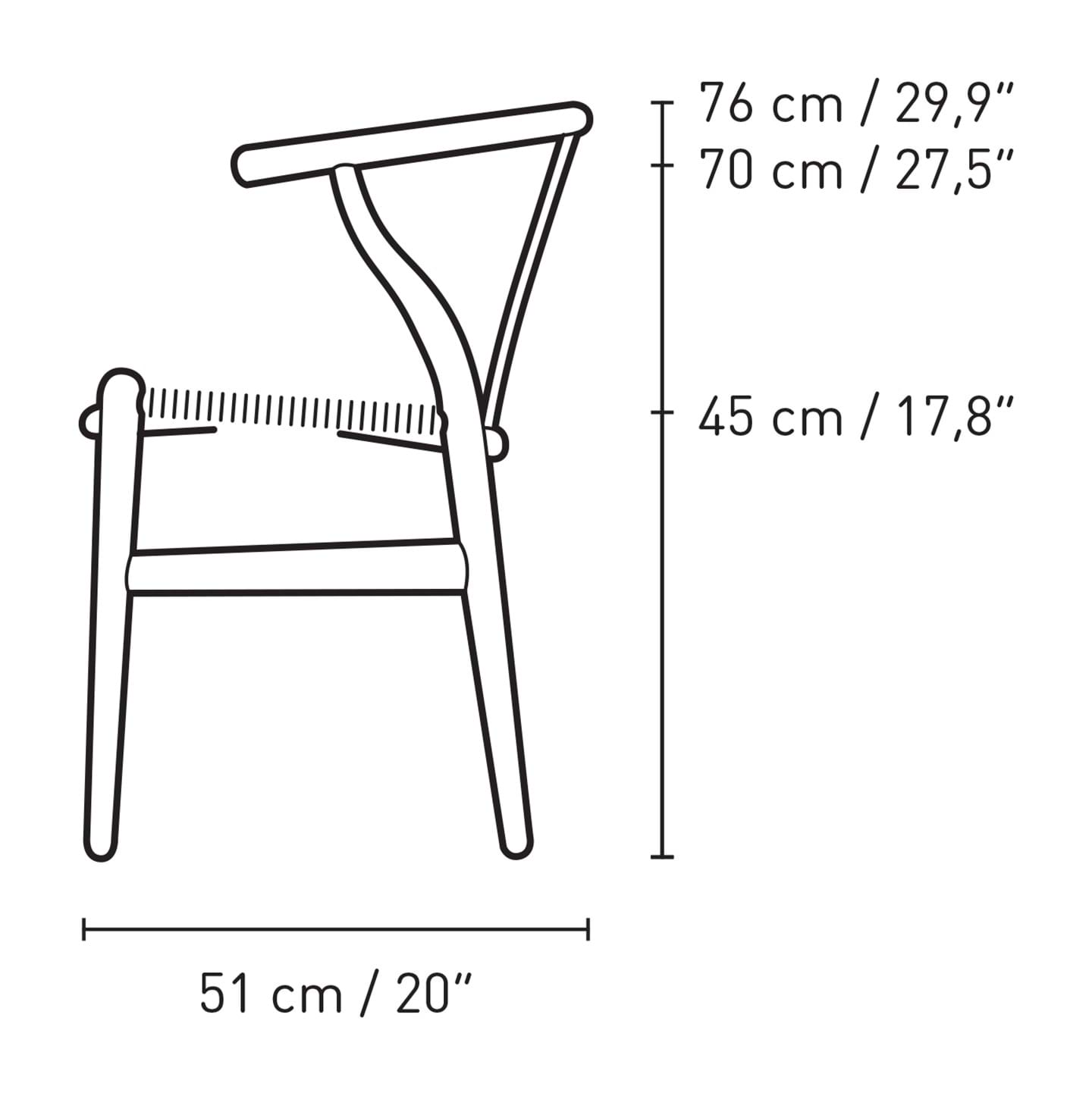 Carl hansen wishbone стул