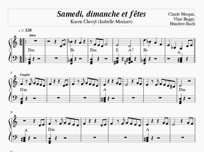 Samedi dimanche et fêtes