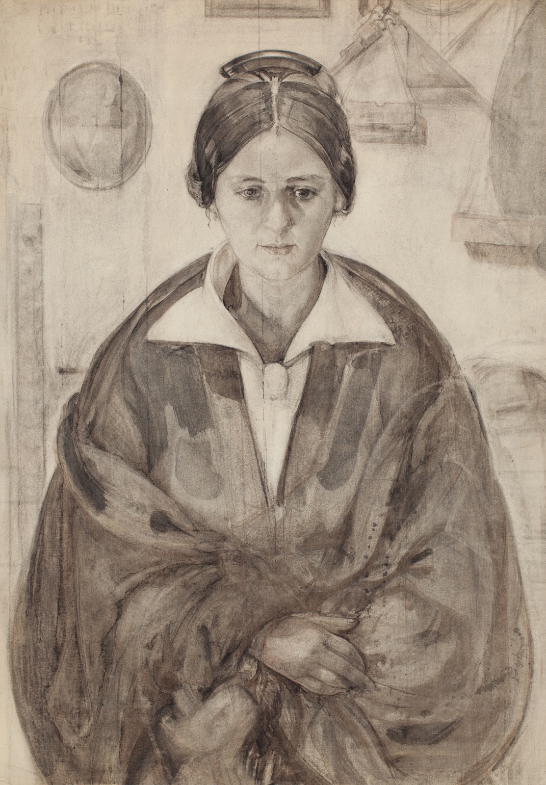 Портрет жены. 1910-е