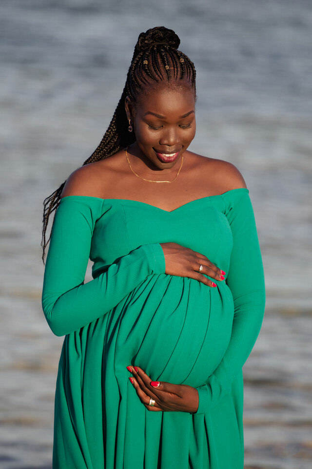 Capture the essence of pregnancy and motherhood with a maternity photography session on Kenya's picturesque coast.