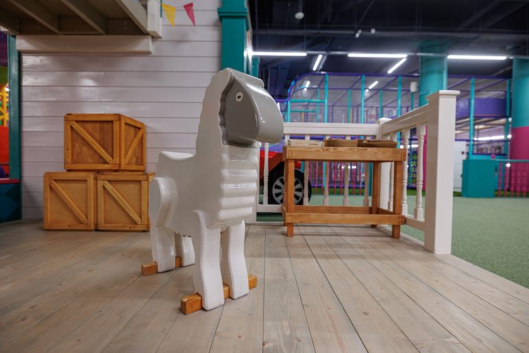 покрытие детской площадки