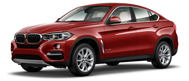 Красный BMW X6