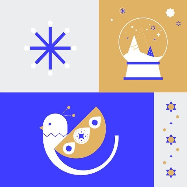 Как оформить соцсети, блог, сайт, брендированную продукцию к новому году