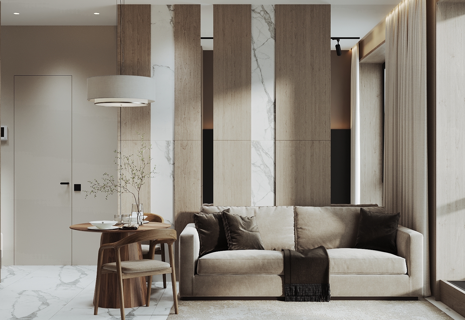 ДИЗАЙН ПРОЕКТ ИНТЕРЬЕРА КВАРТИРЫ В МОСКВЕ В ЖК WELLTON TOWERS (ВЕЛТОН ...