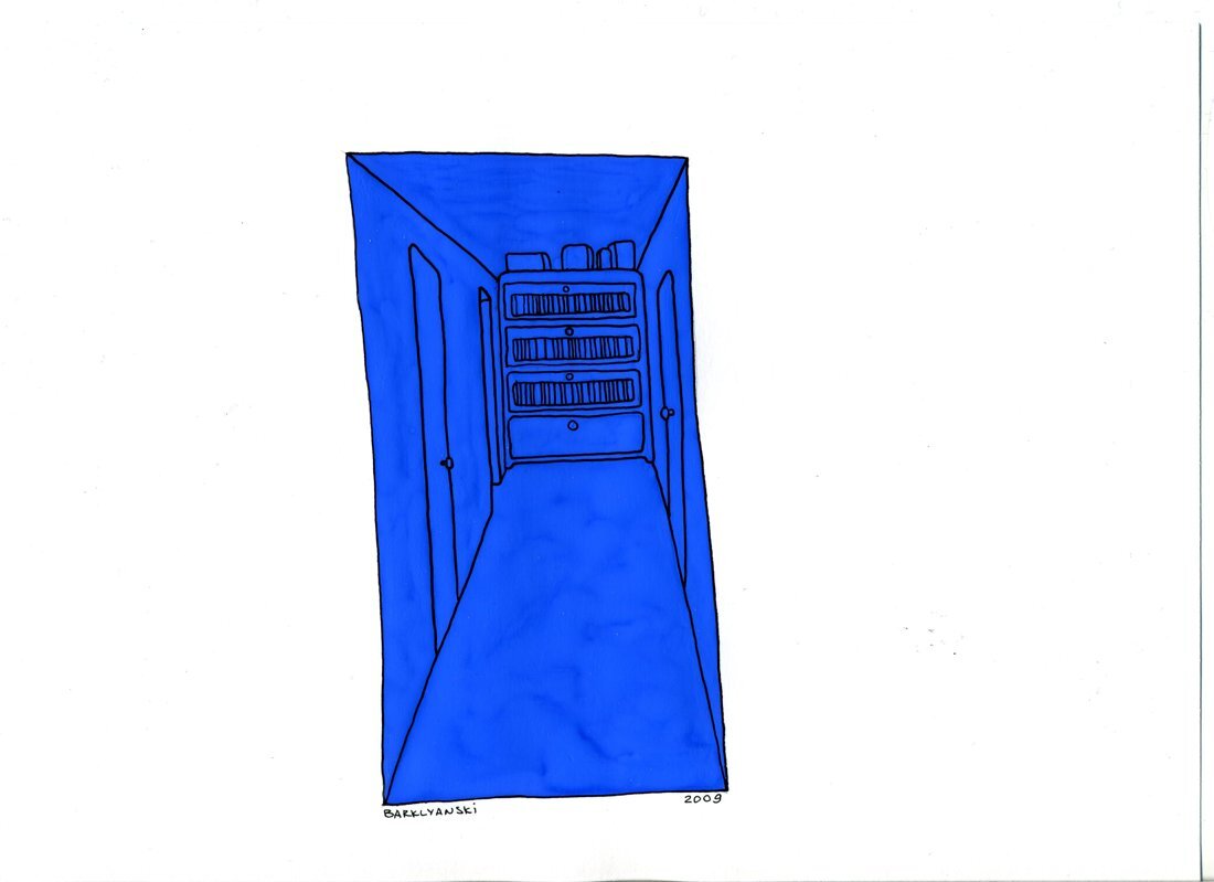 Blue corridor, 2009