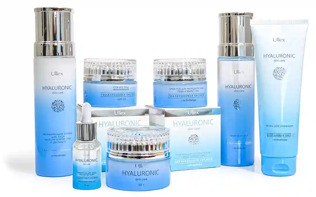 Косметика Ullex Hyaluronic с керамидами и гиалуроновой кислотой
