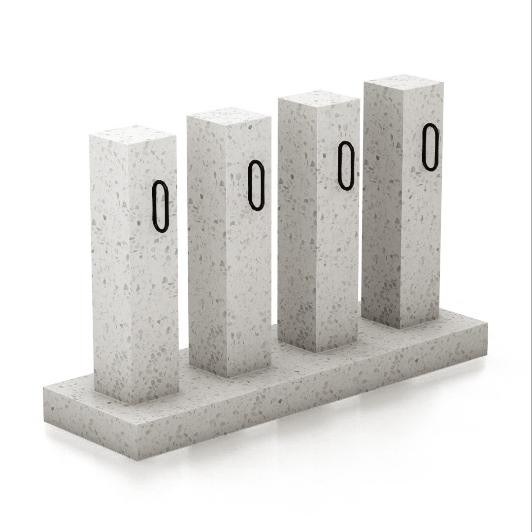 композитный мрамор – идеальный материал для велопарковок?