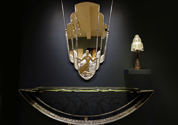 Зеркало и консоль ар деко