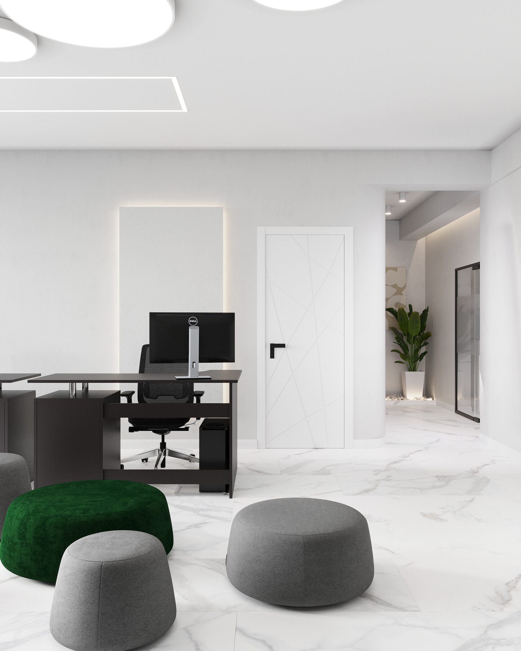 Стильный минимализм в офисе