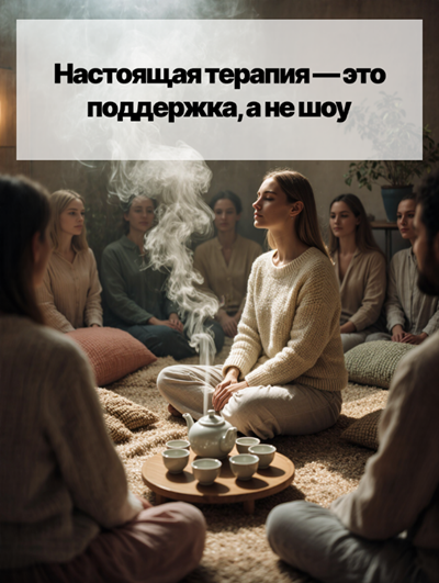 Формальное "лечение" тревожности в группах без научного обоснования