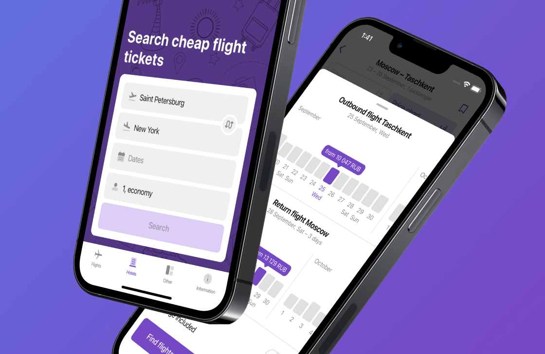 White Label App mobile application template development for Travelpayouts