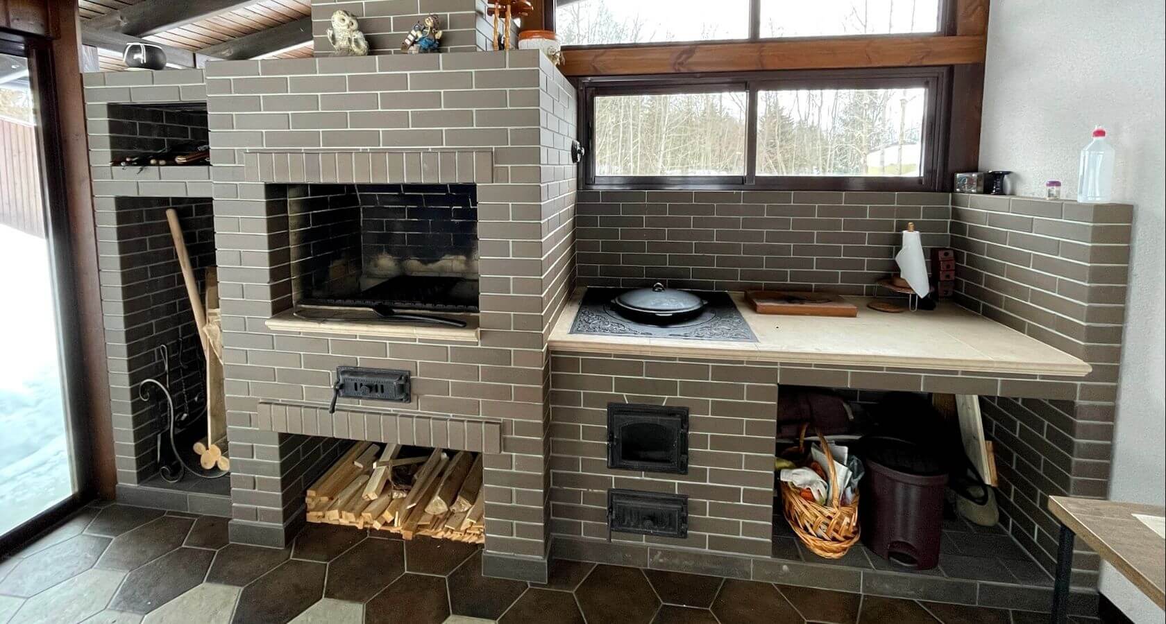 Барбекю комплекс из кирпича у вас на участке уже через 14 дней — marquiz