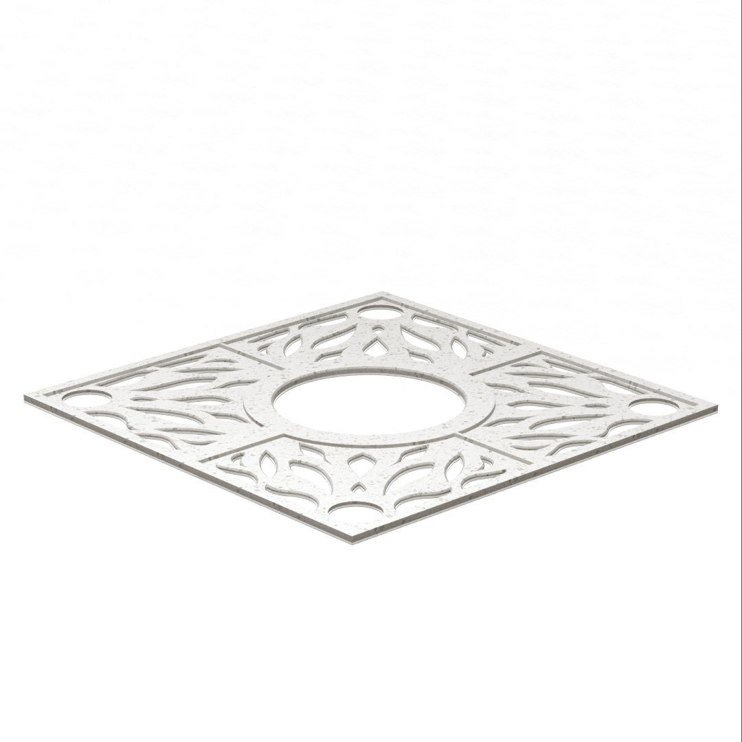 Приствольные решётки из композитного мрамора: