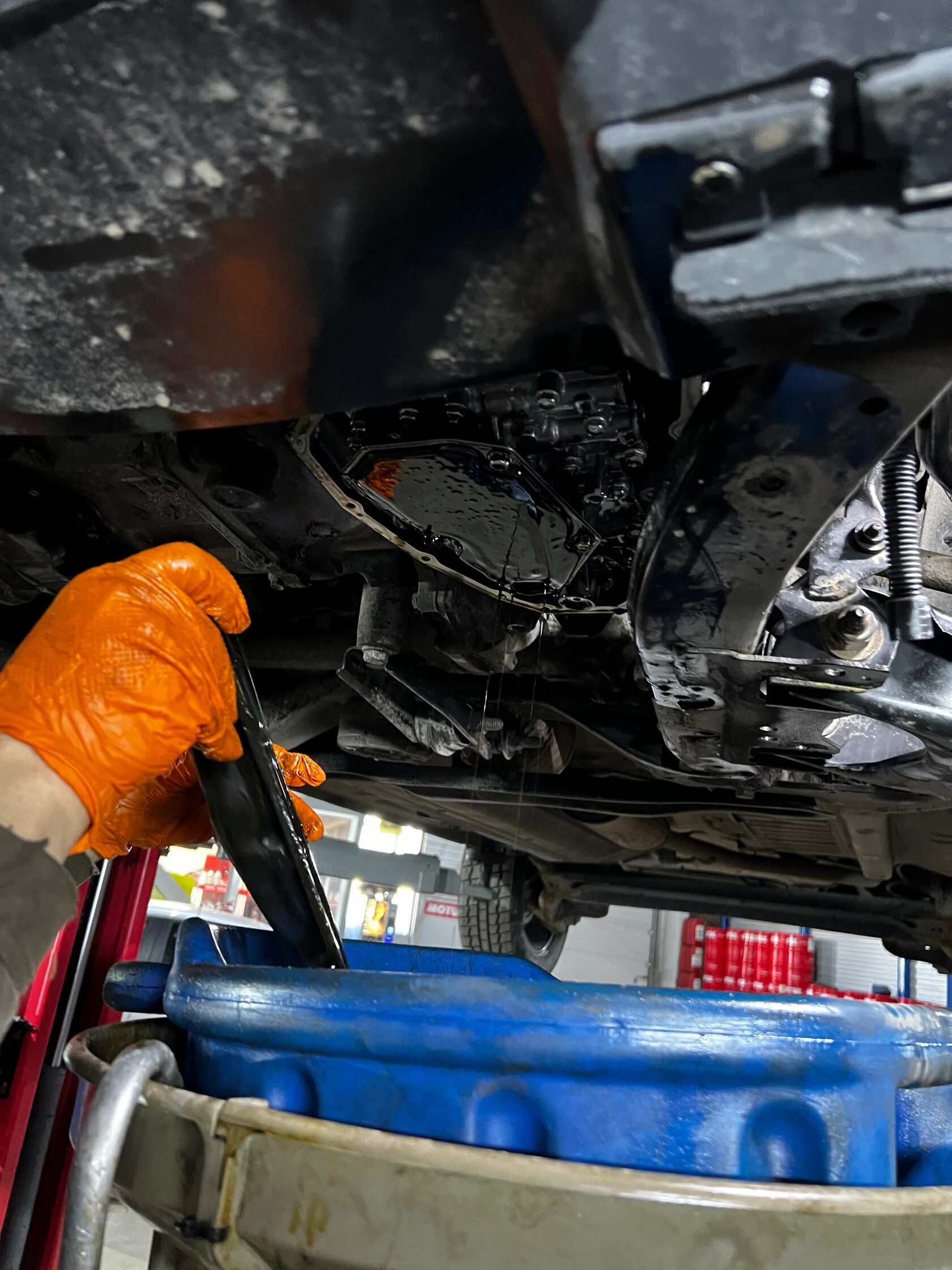 Снятие поддона вариатора Renault