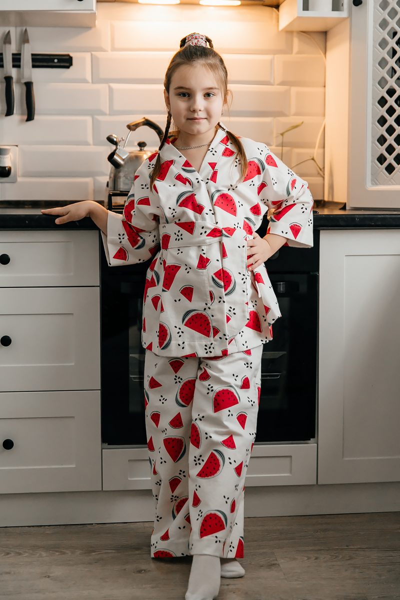 Детский пижамный костюм с брюками