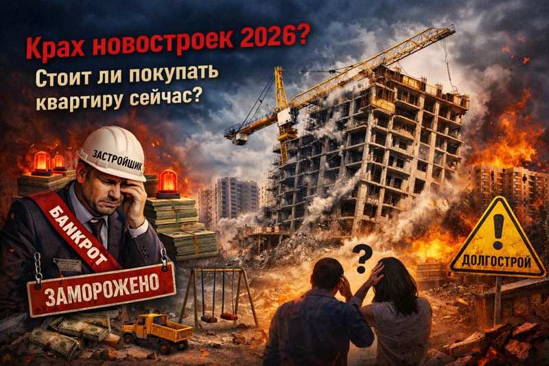 банкротство застройщиков 2026,риски покупки новостройки,заморозка строек,долгострои 2026,надёжность застройщика как проверить,стоит ли покупать новостройку сейчас,проблемные застройщики,перенос сроков сдачи новостроек,рынок первичной недвижимости 2026,падение спроса на новостройки