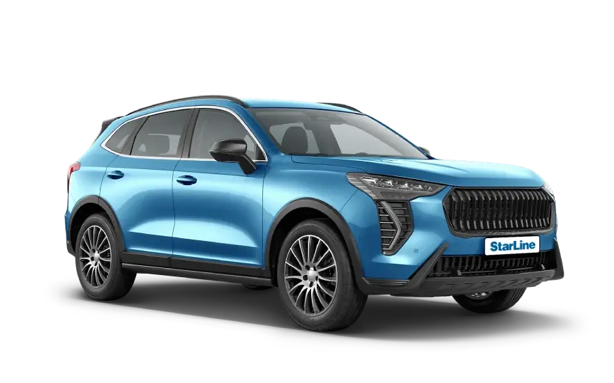 Автомобиль под охраной сигнализации StarLine