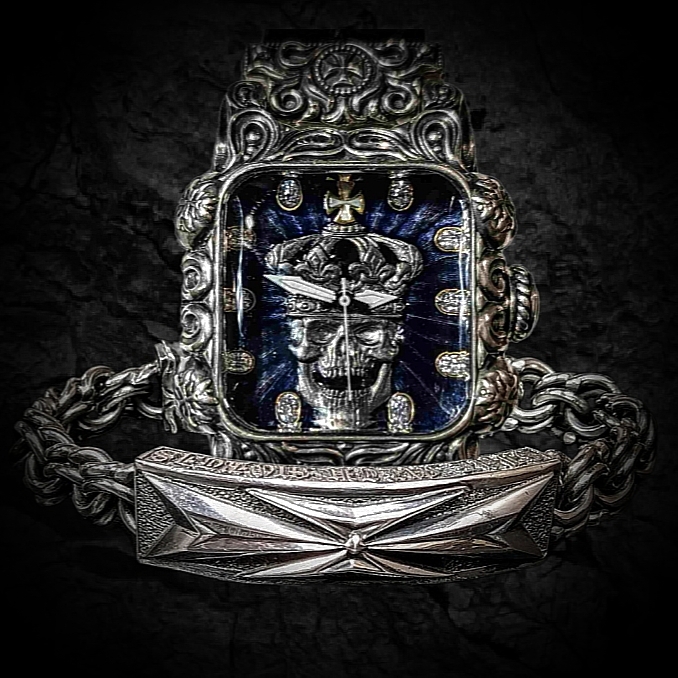 мужские часы с черепом, часы с черепом, часы с черепом на циферблате.