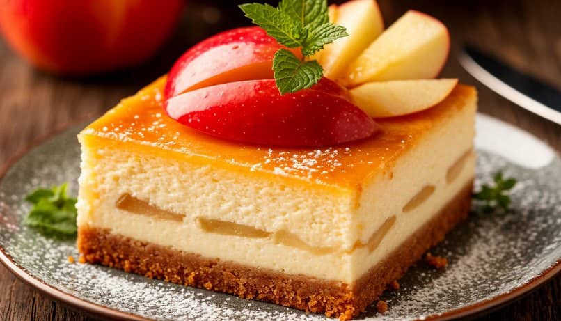 Королевская ватрушка с творогом и яблоками в духовке