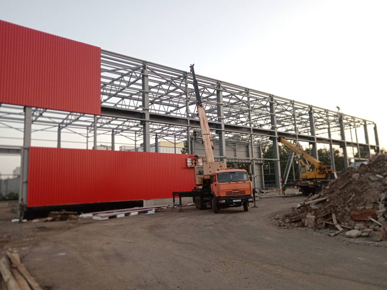 Строительство производственного корпуса