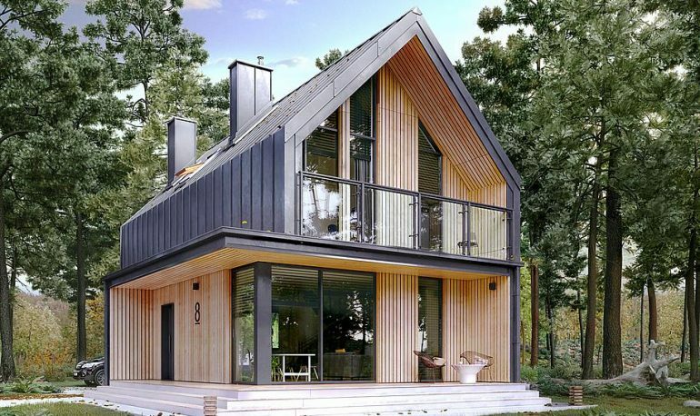 Двухэтажный дом под ключ