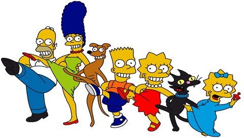 Главные персонажи мультсериала The Simpsons
