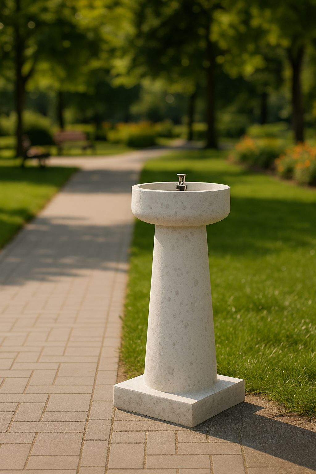 Фонтан AUZ-SU из композитного мрамора