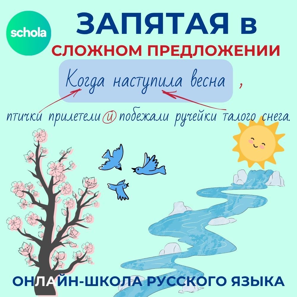 Нет запятой между частями сложного предложения