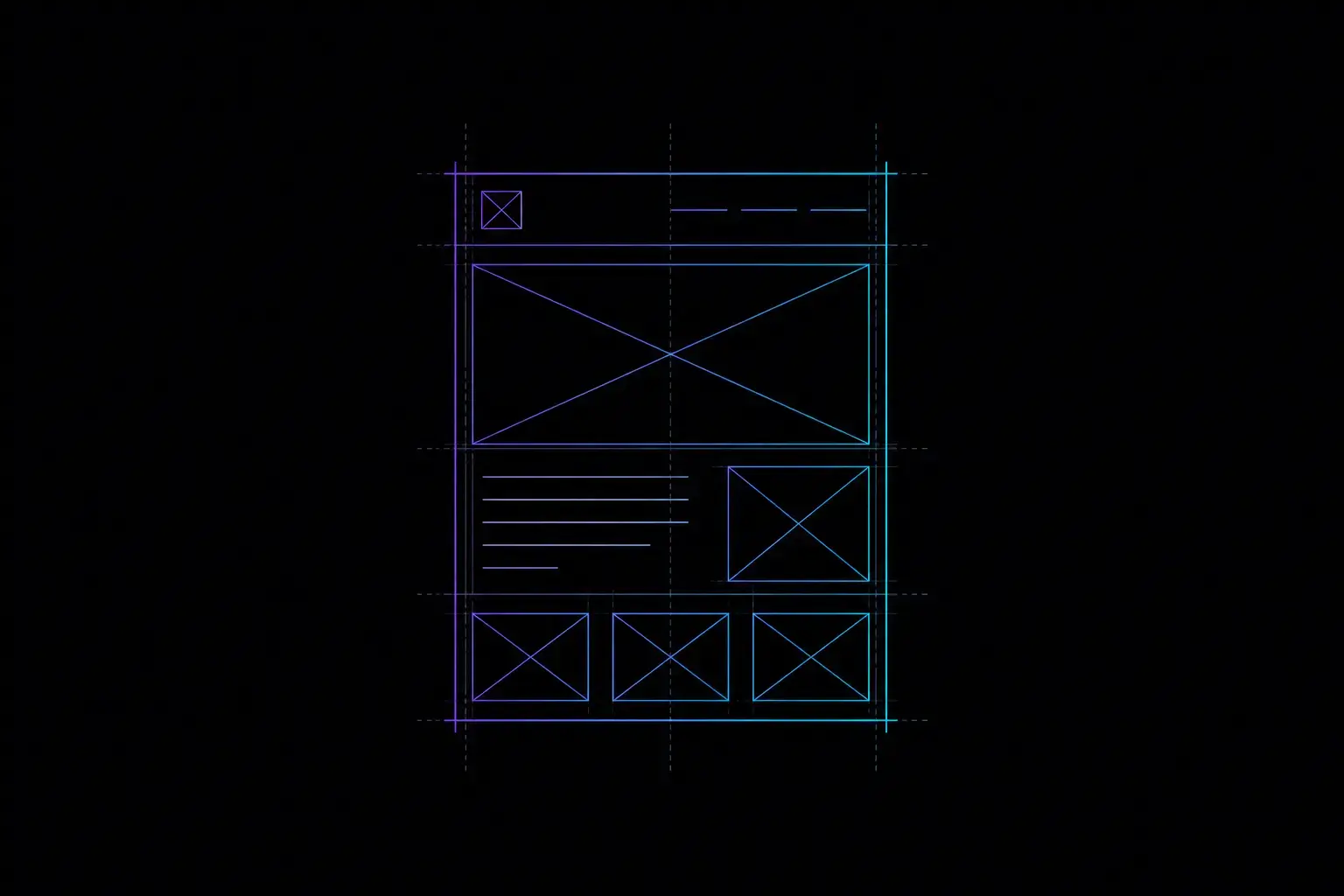 Wireframe прототип сайта