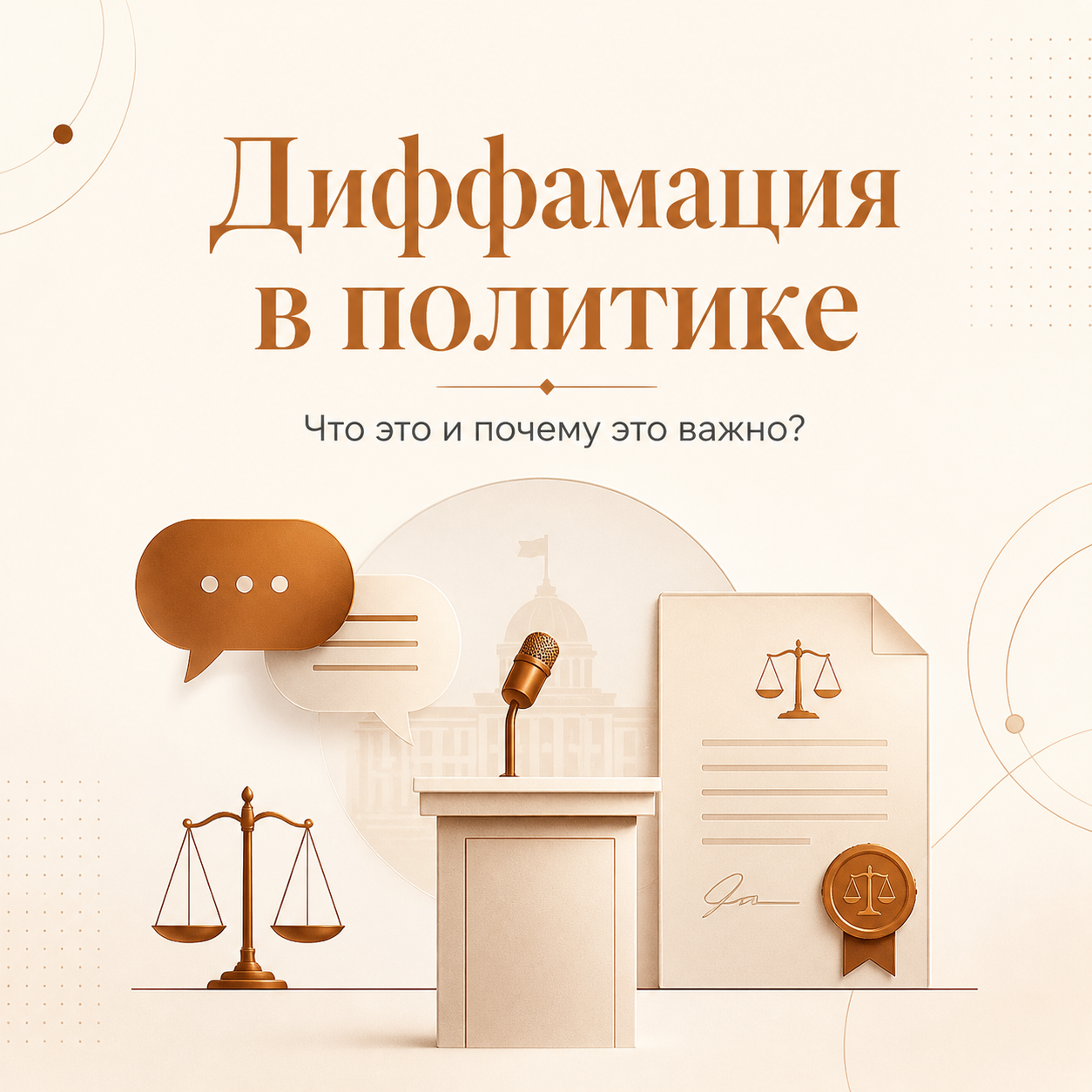 Что такое диффамация в политике