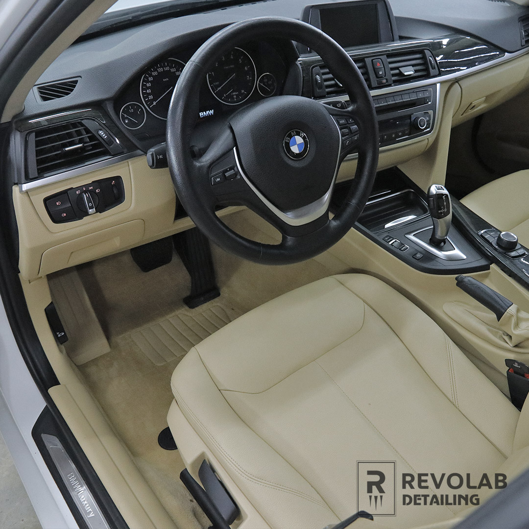 BMW 3-series после химчистки