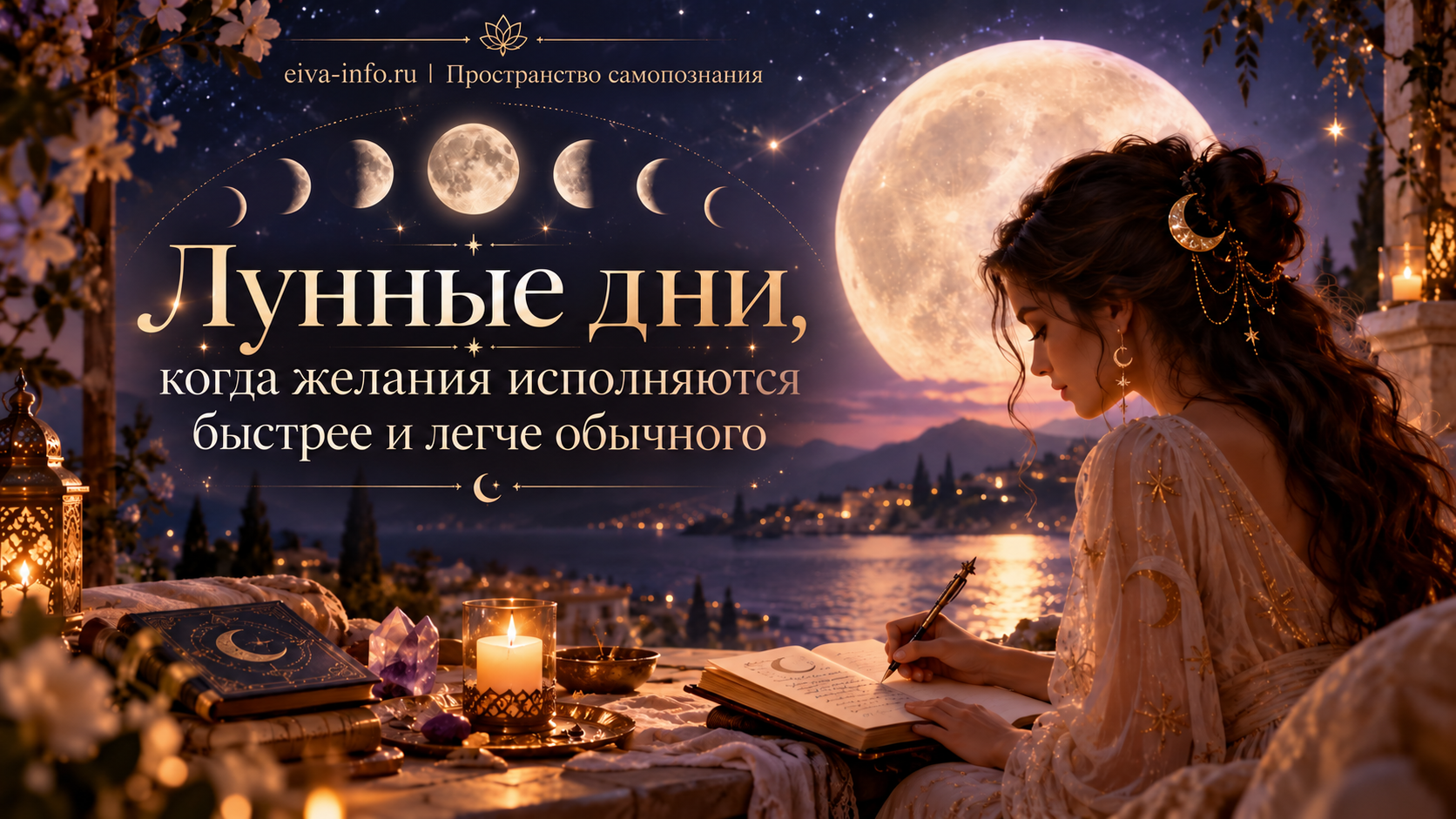 Лунные дни для исполнения желаний — новолуние, растущая Луна и практики Eiva-Info