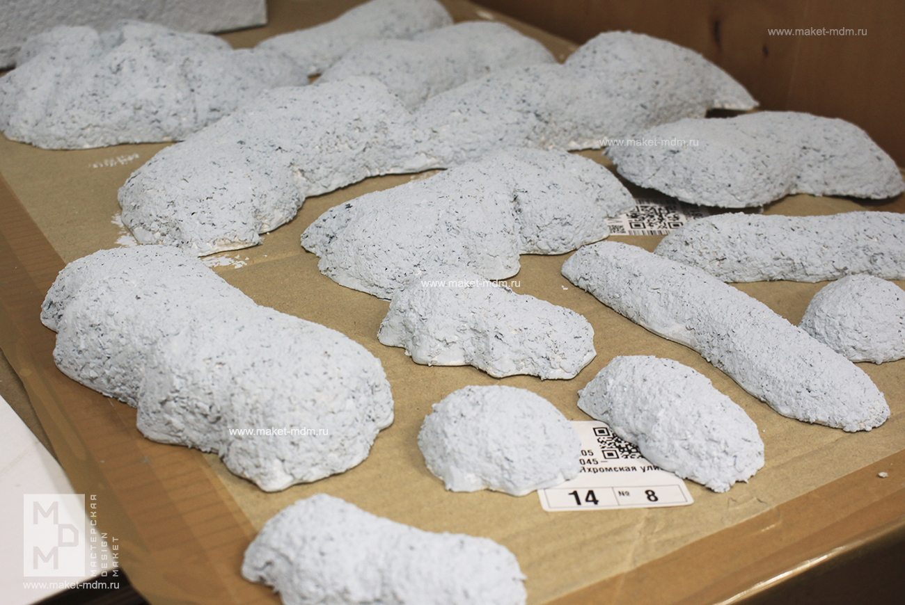 макет облачный полк ТЮЗ