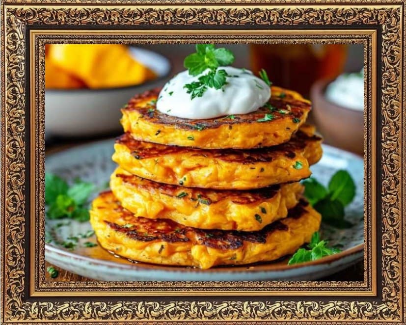 оладьи из кабачка картофеля и сыра