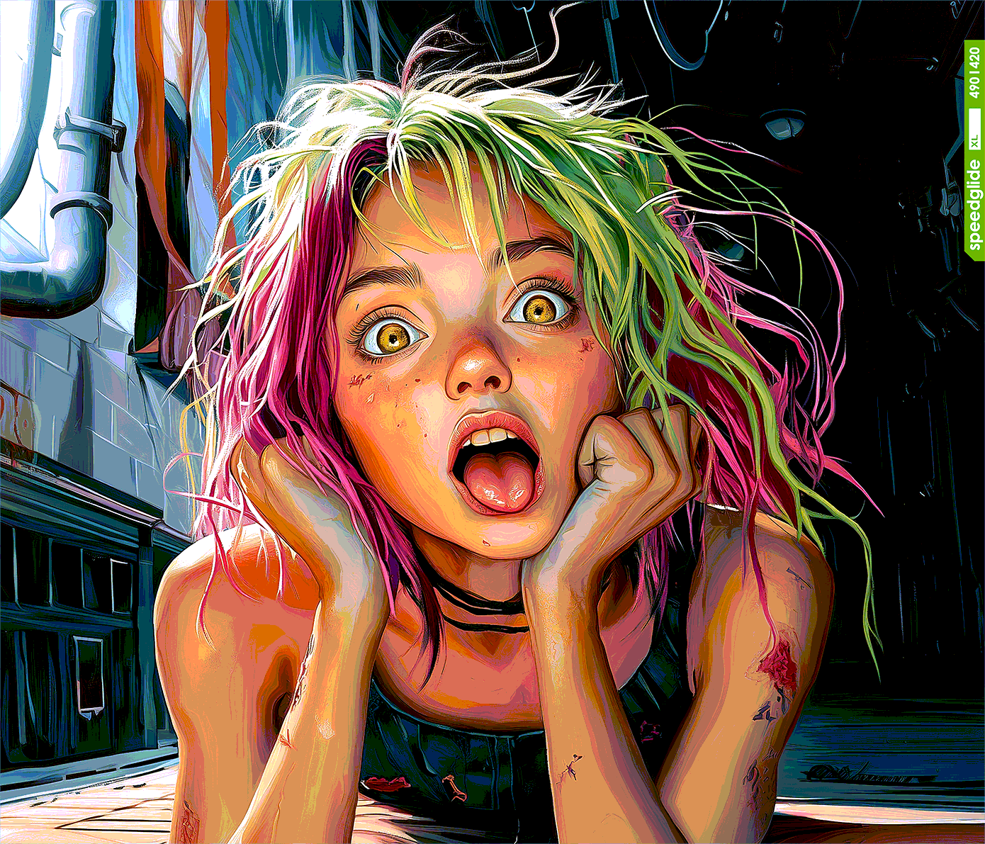 Принт Zombie