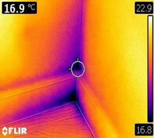 Отсутствие утепления деформационных швов