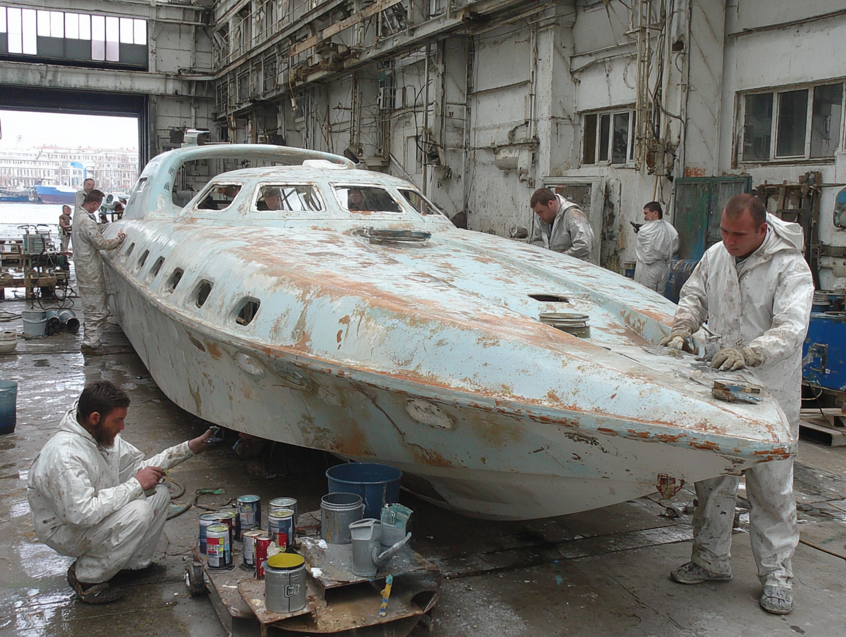 ремонт и восстановление старого катера