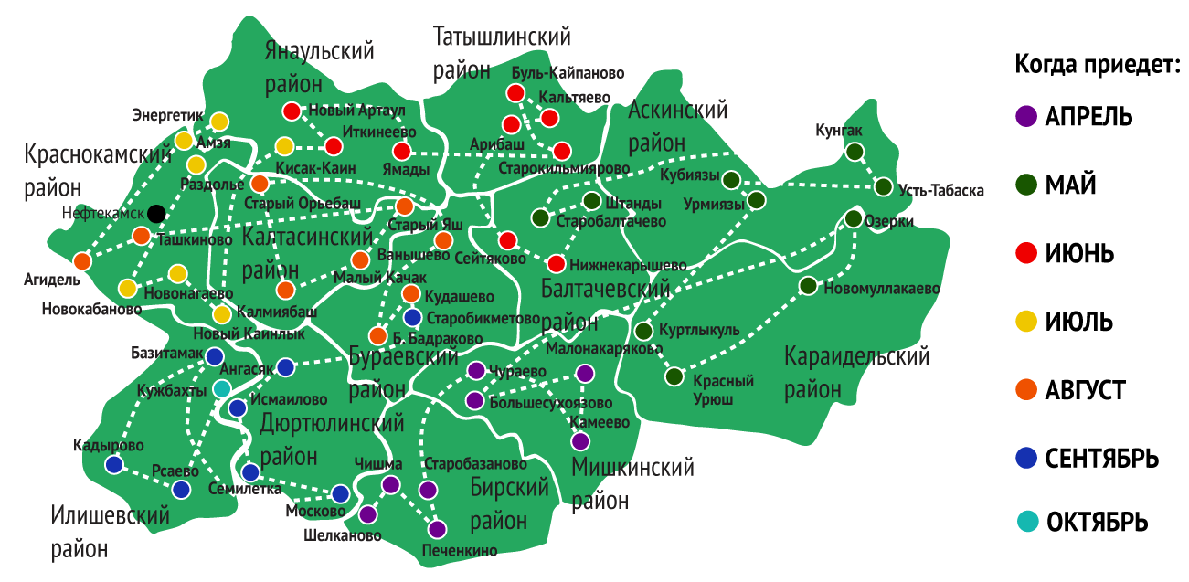 Биюрган тукаевский район карта